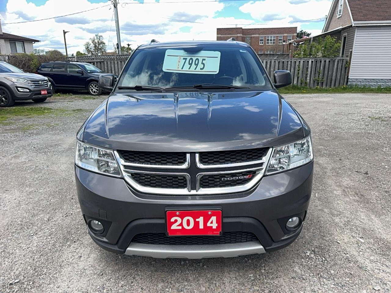 <html>
<p>2014 Dodge Journey R/T gray with black interior has clean carfax no accidents reported 7 passengers fully certified Assurant coast to coast 6 months 6000 km warranty $2500 per claim included looks and runs great </p>
</html>