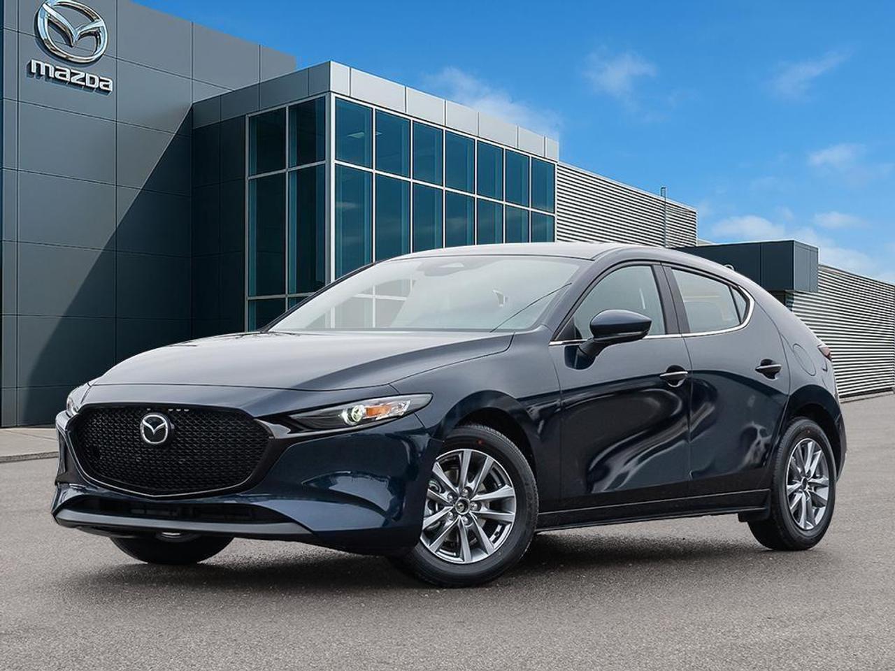 <p>The 2026 Mazda Mazda3 Sport GX in stunning Deep Crystal Blue Mica is a sophisticated hatchback equipped with front-wheel drive that offers a smooth and controlled driving experience with its automatic transmission. The gleaming blue exterior harmonizes beautifully with its sleek styling and black interior, creating a striking yet elegant appearance.</p><p>This model is designed with both comfort and convenience in mind, featuring comfortable heated front seats and adaptive cruise control for those longer journeys. The interior exudes a modern feel with metal-look instrument panel trim, adding a touch of class to every drive.</p><p>Technological advancements such as a Bluetooth connection, backup camera, lane assist, and smart device integration ensure that you stay connected and secure on the road. Keyless entry and brake assist further enhance the usability and safety of this hatchback, making it a wise choice for those wanting innovative features.</p><p>If you're someone who values reliability, style, and advanced technology, the Mazda3 Sport GX is perfect for meeting your needs. Dont miss out on the 3.49% lease APR and $500 event funds offer. Visit Cobourg Mazda to learn more about how you can make this remarkable vehicle yours.</p>