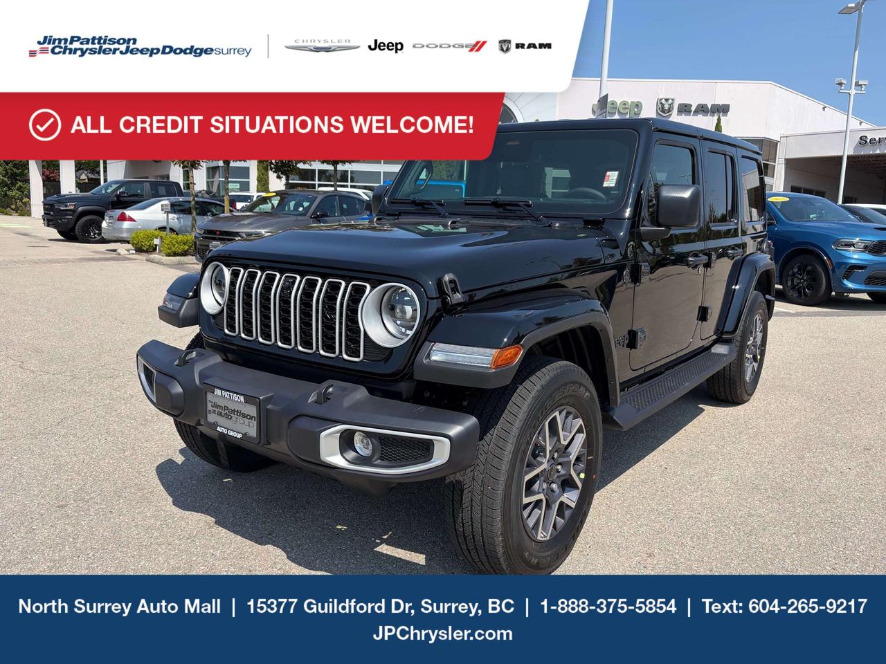 Jim Pattison Chrysler Jeep Dodge is ready to help you find your perfect vehicle. Our team of highly-experienced pros will provide you with the highest level of customer care and we are proud to offer online shopping from the comfort of your home with the new Pick, Price, Purchase Program. Browse our inventory online, create a personal account to track the vehicles you&rsquo;re interested in and the payment options that work best for you. Simple as that! And we will be here to answer all your questions. Visit our website, send us an email or give us a call today and let us get to work for you! -	Price includes freight & PDI, documentation fee ($895), dealer preparation fee ($495), A/C levy ($100), tire levy (up to $32.50), and VSA transaction levy ($10). Finance/lease placement fee ($595) if applicable, GST and PST are additional. Dealer-installed accessories are included, if applicable. Rebates applied after taxes. Rebates applied after taxes. D#30394