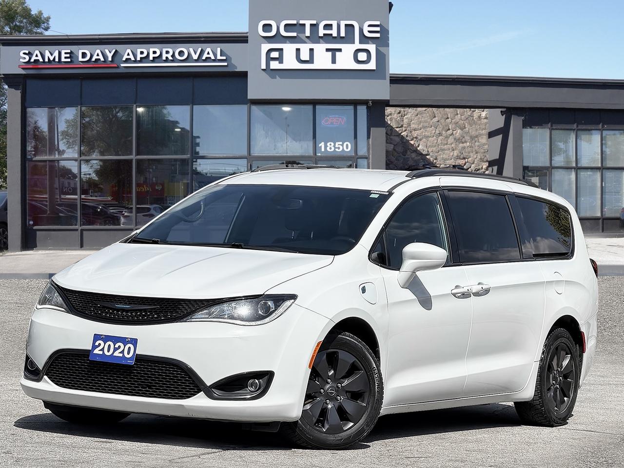 Finance Price $26,895 Cash Price $28,395 | Accident free | Remote starter | 7 passenger | Pacifica Hybrid Touring-L | Plug in hybrid | Fuel efficient | Navigation | Power sliding doors | Leather seats | Heated front seats | Heated steering wheel | Power tailgate | Apple CarPlay | Android Auto | Backup camera with sensors | Blind spot monitoring | Rear cross traffic alert | Tri zone climate control | Keyless entry with push start | Alloy wheels | Well maintained | Fuel economy approx 8.0 L/100km city / 7.8 L/100km highway plus electric range | Great for Canadian weather

Available Now at Octane Used Cars!
1850 Lawrence Ave E, Scarborough, ON M1R 2Y4
Call us today to book your test drive!

CERTIFICATION 
All our vehicles go through a comprehensive safety inspection that exceeds industry standards. Certification includes a full inspection, oil change, and professional detailing before delivery. Vehicles are not drivable if not certified and not e-tested. A certification package is available for $699. Trade-ins welcome. All vehicles are subject to HST, licensing fees, and a $22 OMVIC fee.

FINANCING 
Good credit, bad credit, or no credit we can help. Instant approvals available with flexible plans tailored to your needs. Financing deals are subject to an admin fee.

WARRANTY 
This vehicle qualifies for extended warranty options. Our team can help you choose the right coverage.

PRICE 
At Octane Used Cars, we offer fair, transparent, no-haggle pricing. We monitor the market to keep our vehicles priced competitively, giving you the best value with a no-pressure buying experience.