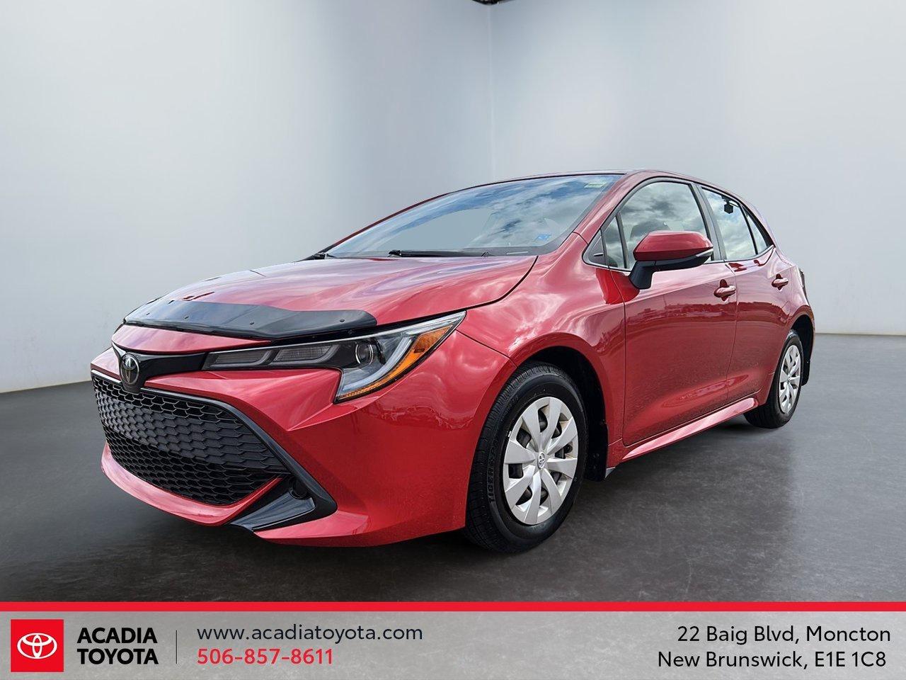 Used 2021 Toyota Corolla Hatchback CVT for sale in Moncton, NB