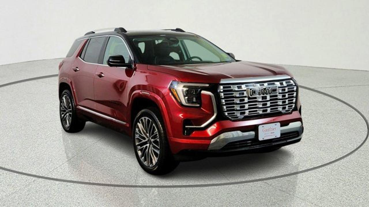 The 2026 GMC Terrain is built to impress, starting with its striking design. From the animated walk-up lighting to the panoramic sunroof, every detail has been crafted to provide a premium feel. Inside, you will find a spacious cabin featuring perforated leather-appointed seats, heated and ventilated front seats and a heated steering wheel to keep you comfortable in any season. The generous cargo space is made even more practical with the hands-free power liftgate, perfect for those times when your hands are full.<br />Performance is at the heart of this SUV, powered by a responsive 1.5L turbocharged engine and paired with an all-wheel-drive system that provides confidence in various road conditions. Technology takes center stage with a 15-inch diagonal GMC Infotainment System that features Google Built-In, providing seamless access to navigation, apps, and voice recognition. With wireless Apple CarPlay and Android Auto, staying connected to your digital life has never been easier or safer.<br />Safety is a top priority in the 2026 GMC Terrain. You can drive with peace of mind thanks to an extensive suite of driver-assist technologies, including Enhanced Automatic Emergency Braking, Rear Cross Traffic Braking, Blind Zone Steering Assist, and HD Surround Vision. These advanced systems work together to help you stay aware of your surroundings, making every journey more secure for you and your passengers.