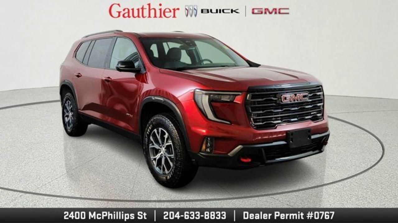 Used 2025 GMC Acadia AT4 for sale in Winnipeg, MB