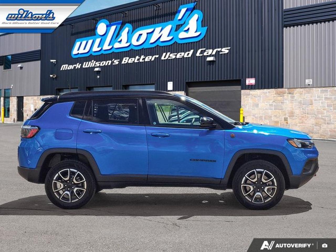 2024 Jeep Compass Trailhawk 4x4 | Pano Roof | Split Leather | Nav | Heated Seats + Steering | Remote Start | and More! Photo