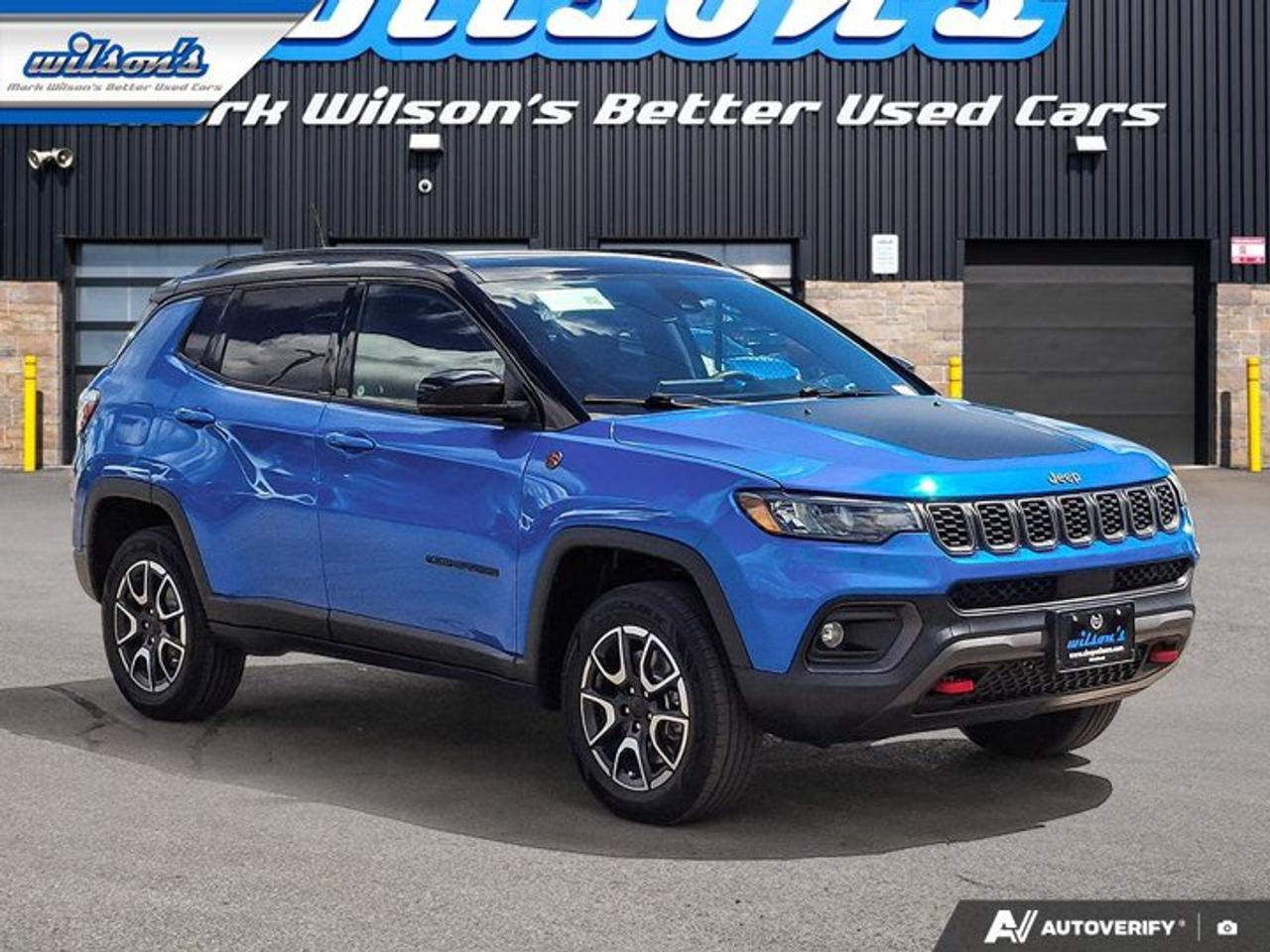 2024 Jeep Compass Trailhawk 4x4 | Pano Roof | Split Leather | Nav | Heated Seats + Steering | Remote Start | and More! Photo