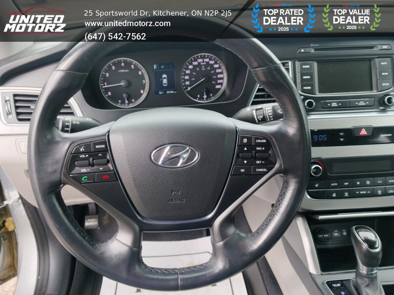 2015 Hyundai Sonata SE~SAFETY CERTIFIED~ 33 SERVICE RECORDS~ Low Kms~ Photo