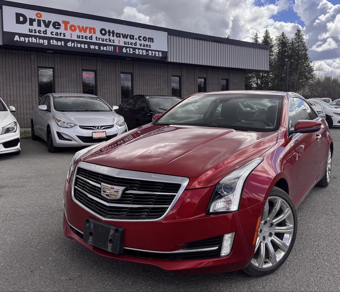 <p data-start=0 data-end=578>2018 CADILLAC ATS COUPE PREMIUM LUXURY AWD &ndash; SPORTY, LUXURIOUS & PERFORMANCE-DRIVEN!<br data-start=84 data-end=87>LIKE NEW &ndash; CADILLAC CRAFTSMANSHIP WITH A SLEEK DESIGN, REFINED COMFORT & EXCITING PERFORMANCE!<br data-start=181 data-end=184 data-is-only-node=>3.6L V6 ENGINE + AWD &ndash; POWERFUL, SMOOTH & CONFIDENT IN ALL DRIVING CONDITIONS!<br data-start=262 data-end=265>PREMIUM LUXURY TRIM LOADED WITH HIGH-END FEATURES: HEATED LEATHER SEATS, SUNROOF, BACKUP CAMERA, NAVIGATION, BLUETOOTH, TOUCHSCREEN DISPLAY, BOSE PREMIUM AUDIO, KEYLESS ENTRY & PUSH-BUTTON START!<br data-start=460 data-end=463>PERFECT FOR DRIVERS WHO WANT LUXURY WITH A SPORTY EDGE &ndash; STYLISH, RESPONSIVE & REFINED!<br data-start=550 data-end=553>EASY FINANCING AVAILABLE!</p><p data-start=580 data-end=617>ADVERTISED PRICE IS OUR FINANCE PRICE</p><p data-start=619 data-end=828 data-is-last-node= data-is-only-node=>DRIVETOWNOTTAWA.COM &ndash; COME VISIT US / VENEZ NOUS VISITER!<br data-start=676 data-end=679>TAXES AND LICENSING EXTRA. SEE DRIVETOWNOTTAWA.COM FOR CASH PRICE FINANCING CHARGES APPLY (BANK FEES, PPSA, INTEREST). QUEBEC SAFETY FEE APPLICABLE.</p>