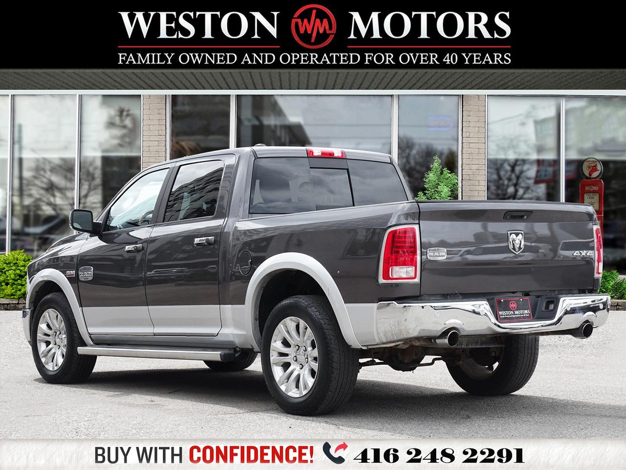 2014 RAM 1500 4WD CREW CAB 140.5" LONGHORN*NAV*REMOTE START*NAVI Photo4