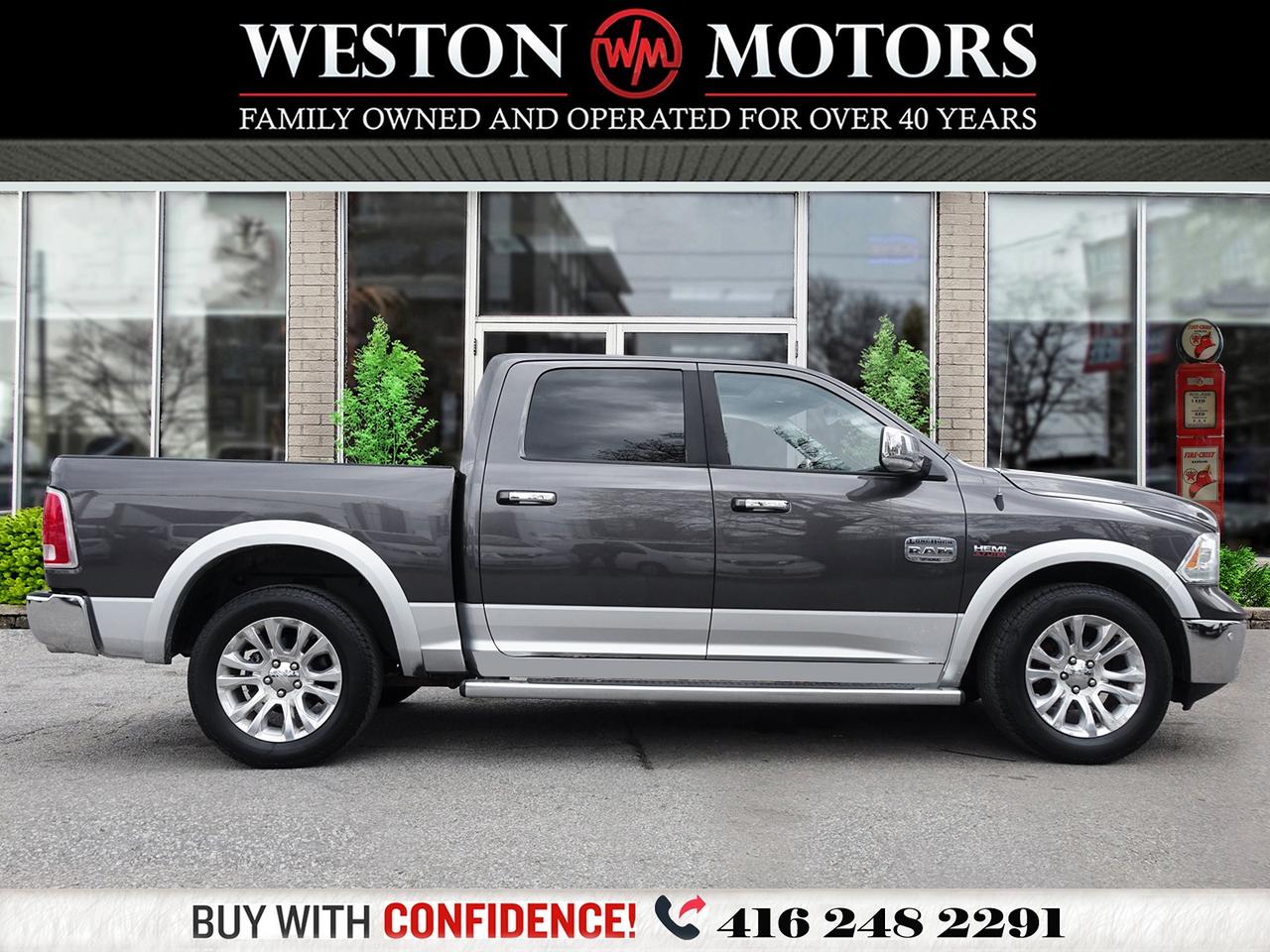 2014 RAM 1500 4WD CREW CAB 140.5" LONGHORN*NAV*REMOTE START*NAVI Photo2