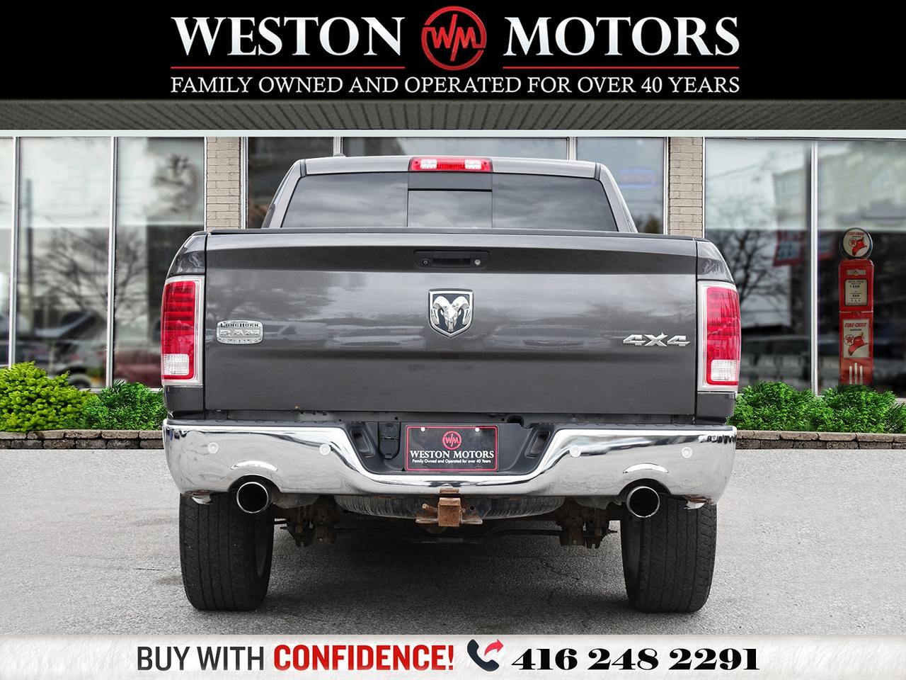 2014 RAM 1500 4WD CREW CAB 140.5" LONGHORN*NAV*REMOTE START*NAVI Photo3