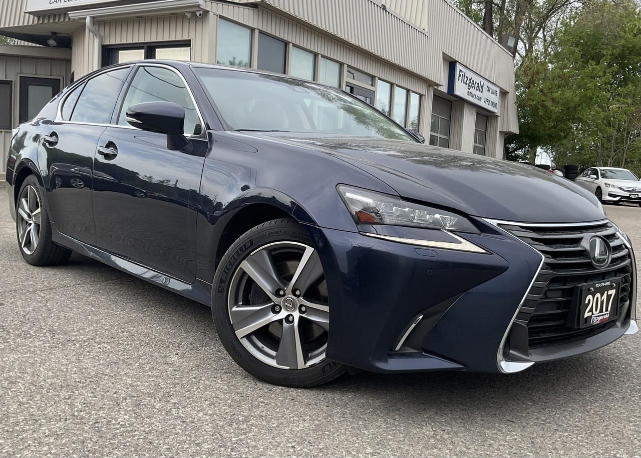 2017 Lexus GS 350 AWD - LEATHER! NAV! BACK-UP CAM! BSM! SUNROOF! Photo0