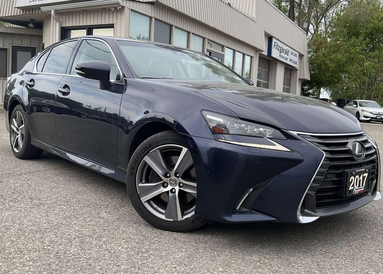 2017 Lexus GS 350 AWD - LEATHER! NAV! BACK-UP CAM! BSM! SUNROOF! Photo0