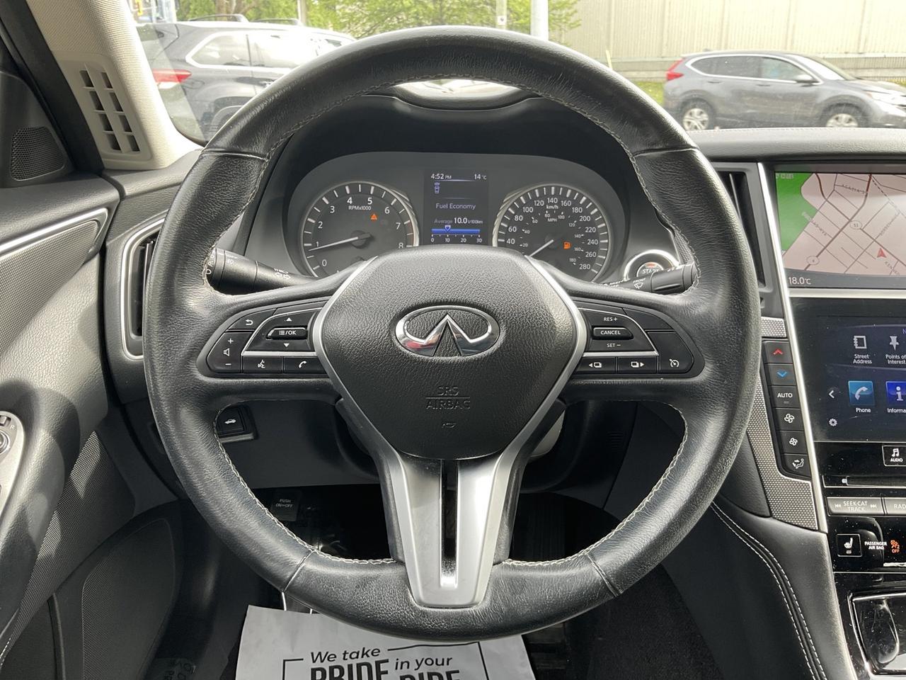 2019 Infiniti Q50 3.0t Signature AWD - LTHR! NAV! BACK-UP CAM! SUNRO Photo
