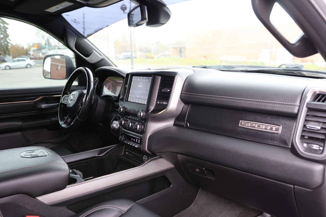 2019 RAM 1500 SPORT-5.7L HEMI-4WD-CREWCAB/R STARTER/BCAM/P SENSORS/LEATHER/P SEAT/H SEATS&STEERING/KEYLESS/CARPLAY Photo