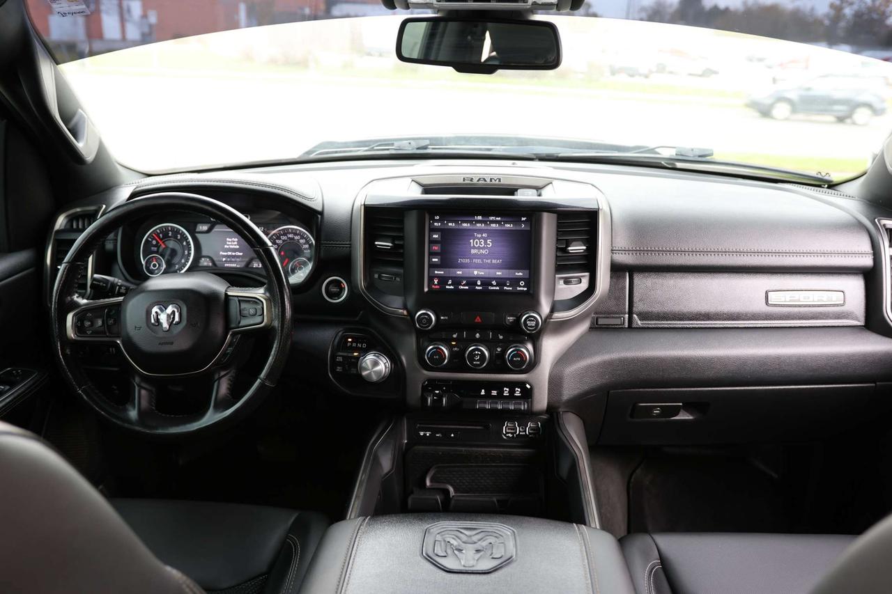 2019 RAM 1500 SPORT-5.7L HEMI-4WD-CREWCAB/R STARTER/BCAM/P SENSORS/LEATHER/P SEAT/H SEATS&STEERING/KEYLESS/CARPLAY Photo
