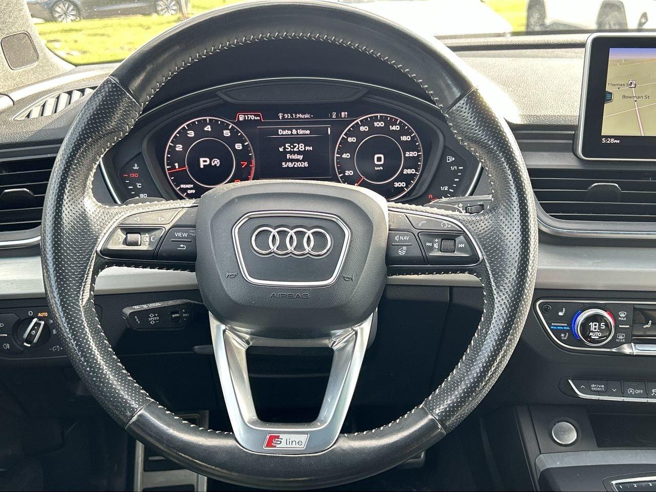 2018 Audi Q5 2.0T Technik   S Line Black   Comfort Interior Photo