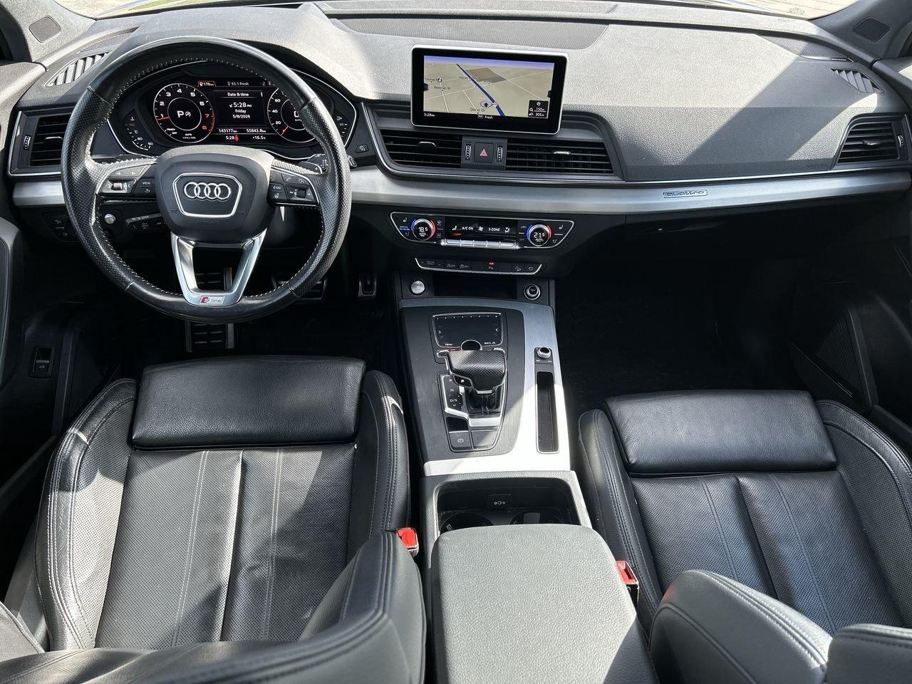 2018 Audi Q5 2.0T Technik   S Line Black   Comfort Interior Photo