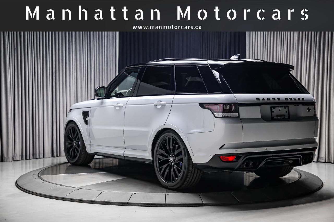 2017 Land Rover Range Rover Sport V8 SUPERCHARGED SVR 550HP  PANO HUD CARBONINT NAVI Photo4