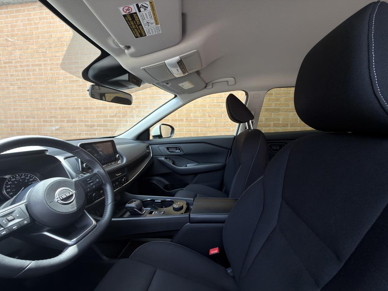2024 Nissan Rogue S AWD Pearl White   Htd Seats   Htd Steering   Dua Photo