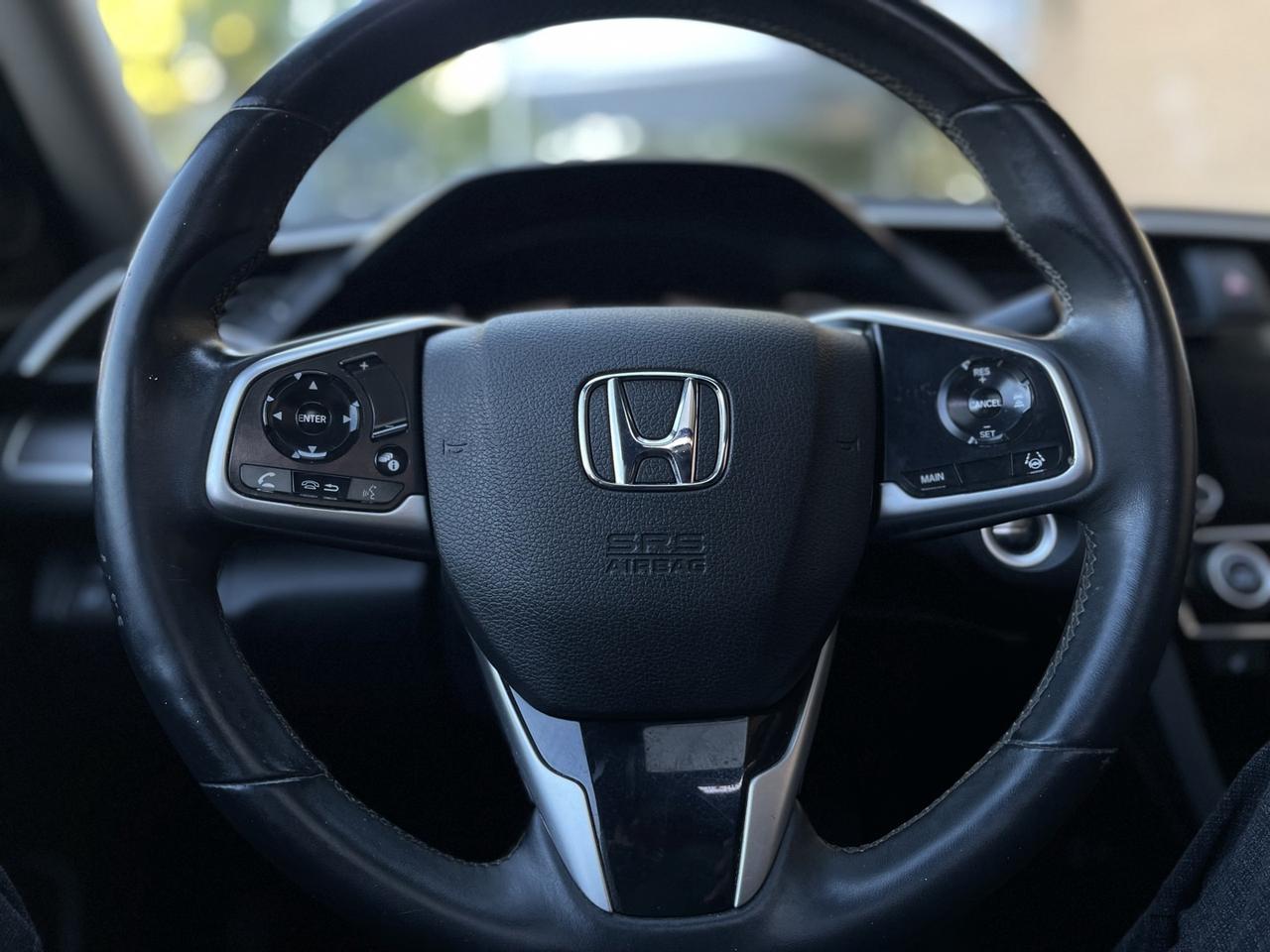 2020 Honda Civic EX Pearl white   Sunroof   Push Start   Honda Sens Photo