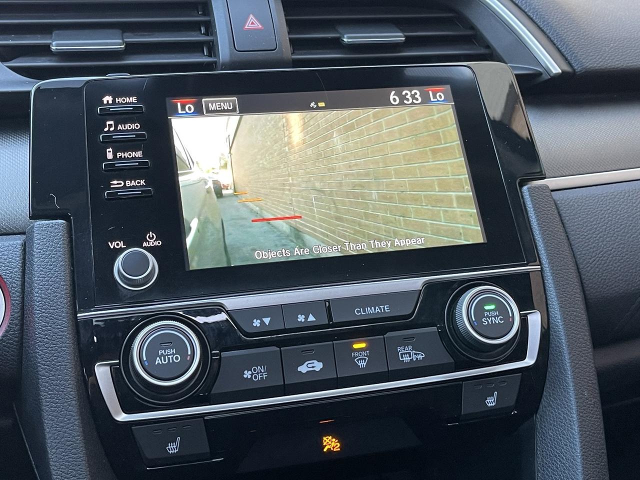 2020 Honda Civic EX Pearl white   Sunroof   Push Start   Honda Sens Photo