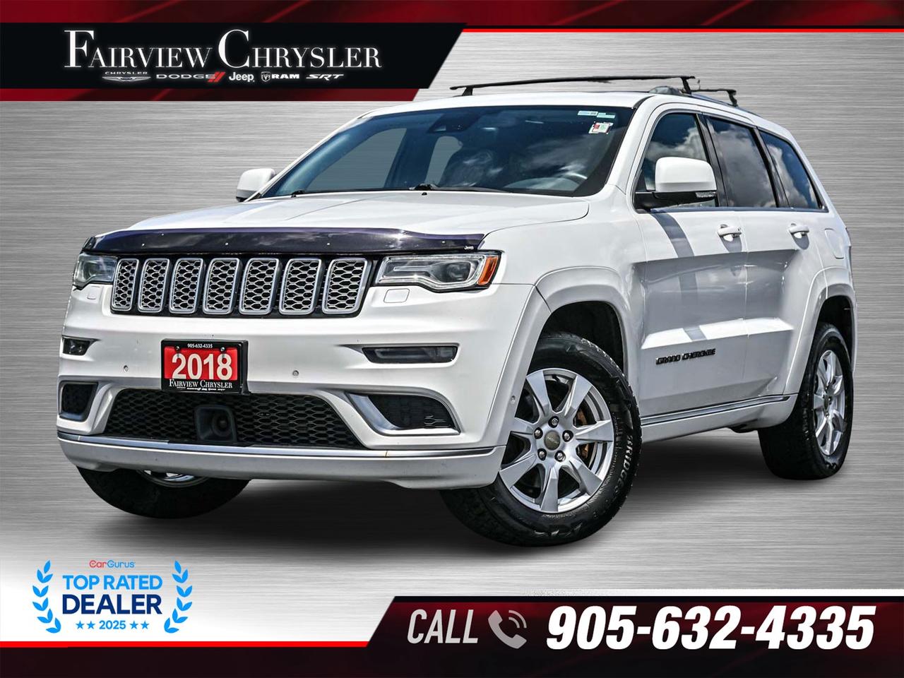2018 Jeep Grand Cherokee Summit AS-IS YOU SAFETY YOU SAVE   DUAL ROOF   LEA Photo0