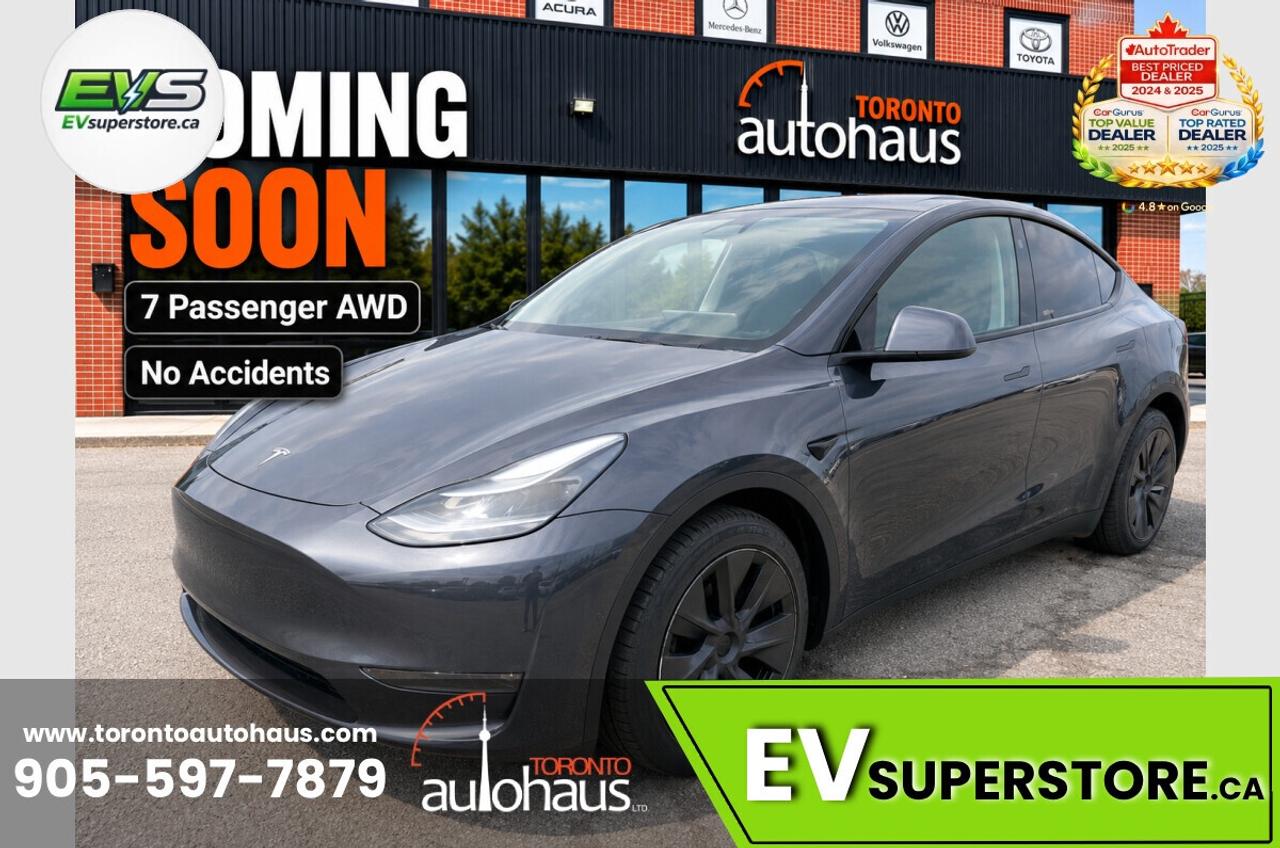 2025 Tesla Model Y LR AWD 7 SEATS I EVSUPERSTORE.ca Photo