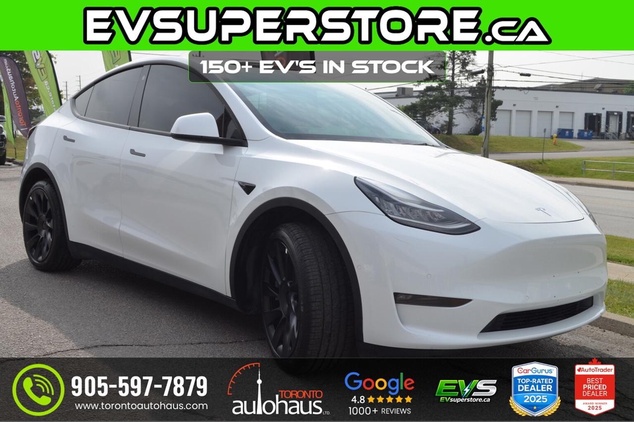 2022 Tesla Model Y LR AWD 150+ EV's at EVSUPERSTORE.ca Photo