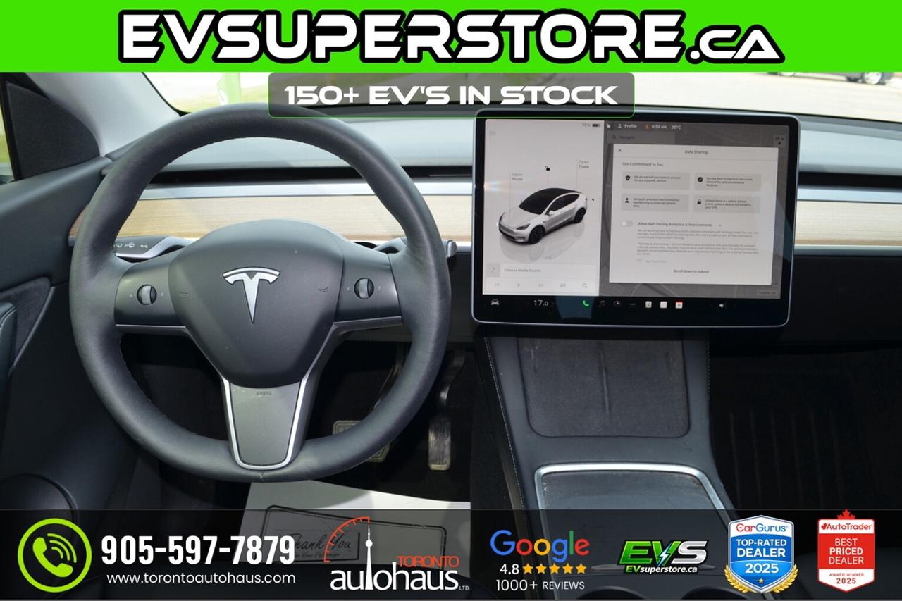 2022 Tesla Model Y LR AWD 150+ EV's at EVSUPERSTORE.ca Photo