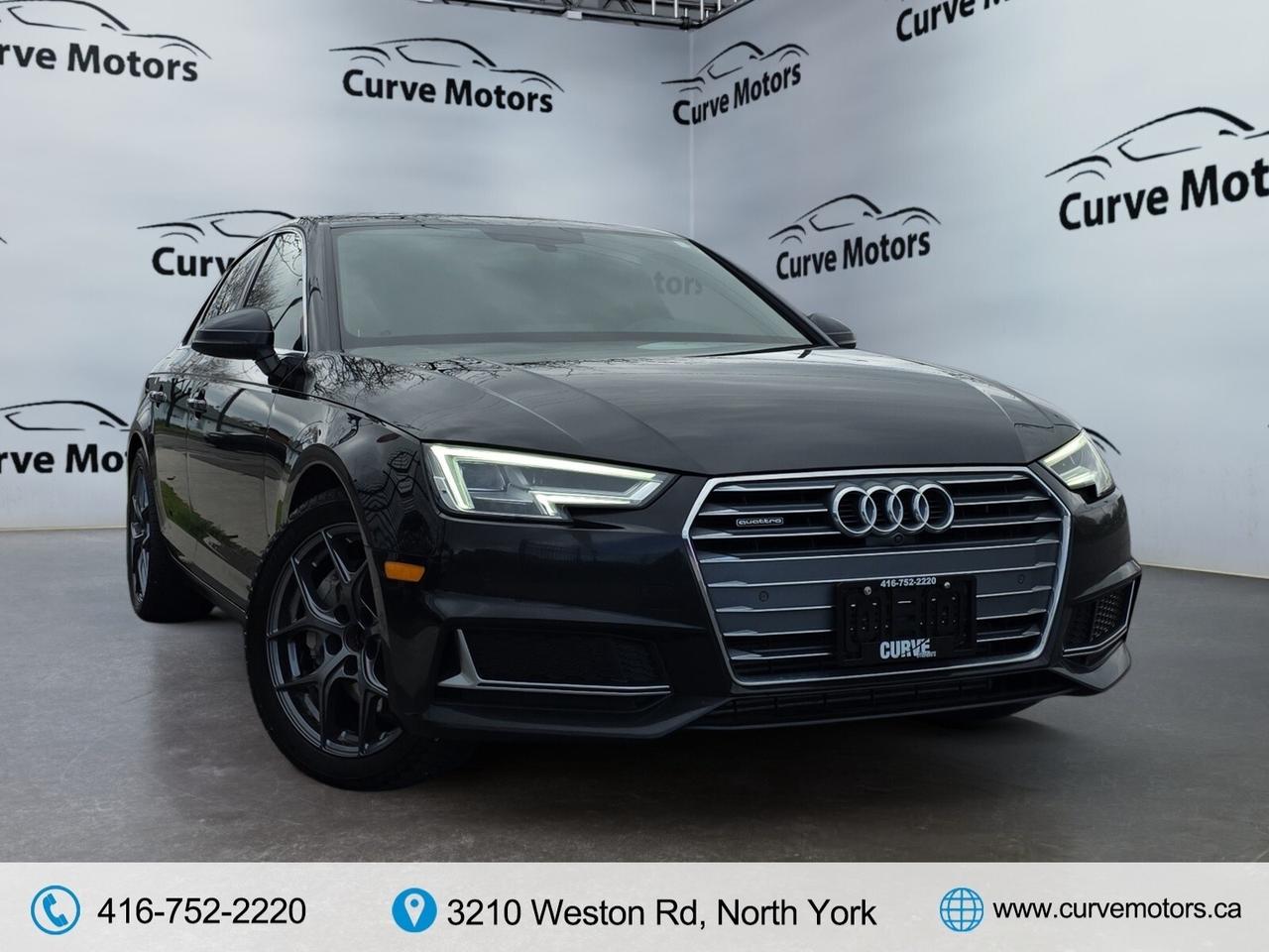 2019 Audi A4 Progressiv * CARPLAY / 360 CAMERA / BLIND SPOT / R Photo0