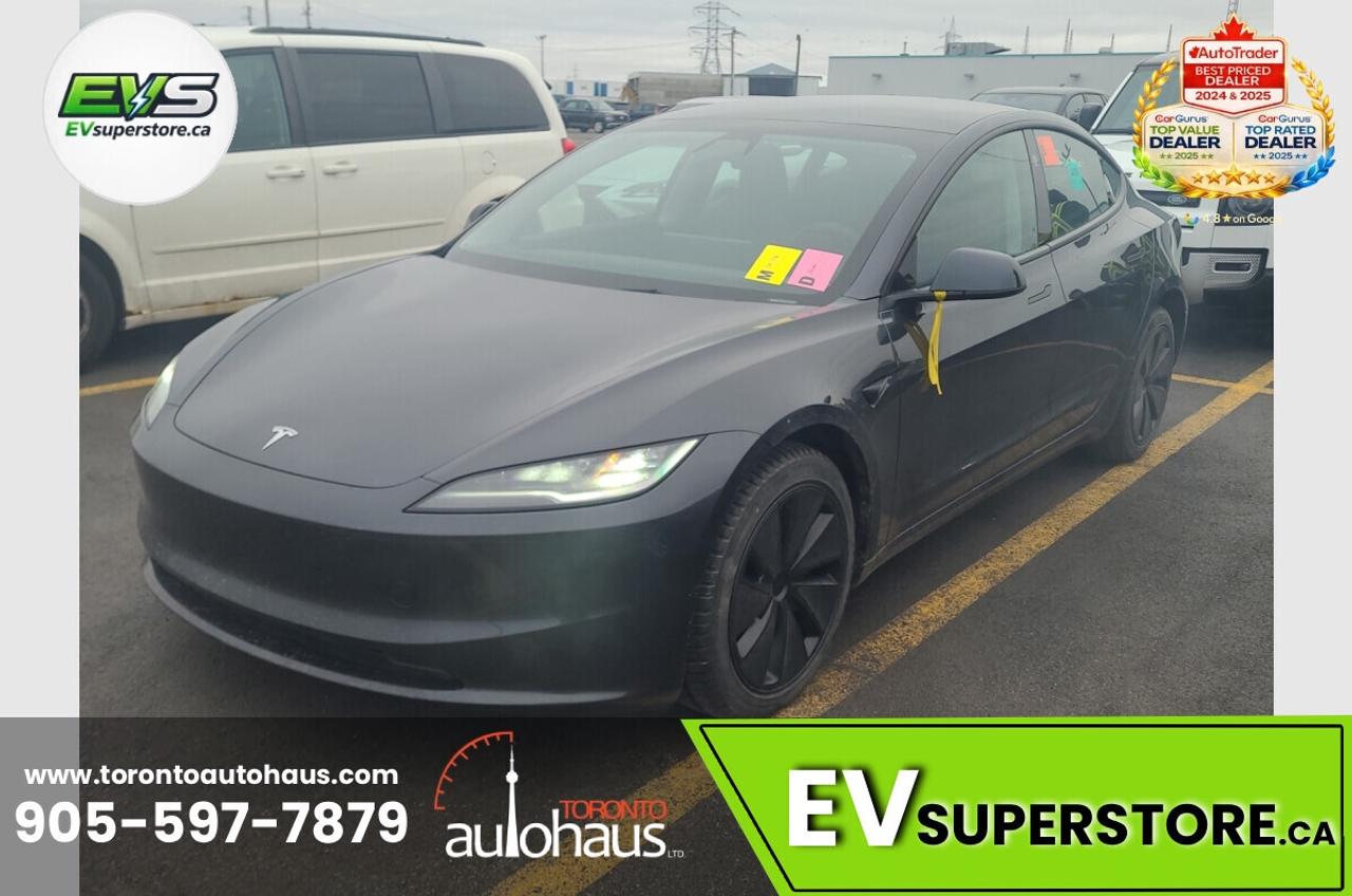 2025 Tesla Model 3 LR AWD 150+ EV's at EVSUPERSTORE.ca Photo