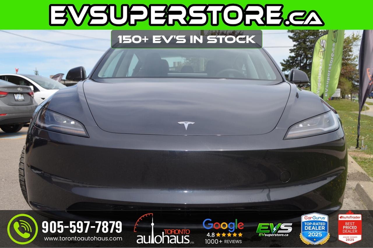 2025 Tesla Model 3 LR AWD 150+ EV's at EVSUPERSTORE.ca Photo