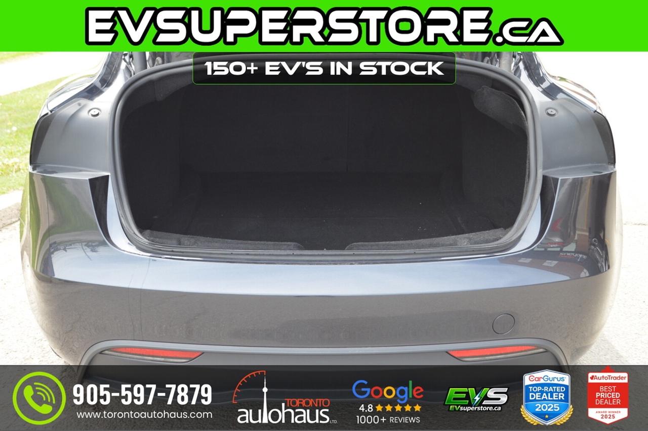 2025 Tesla Model 3 LR AWD 150+ EV's at EVSUPERSTORE.ca Photo