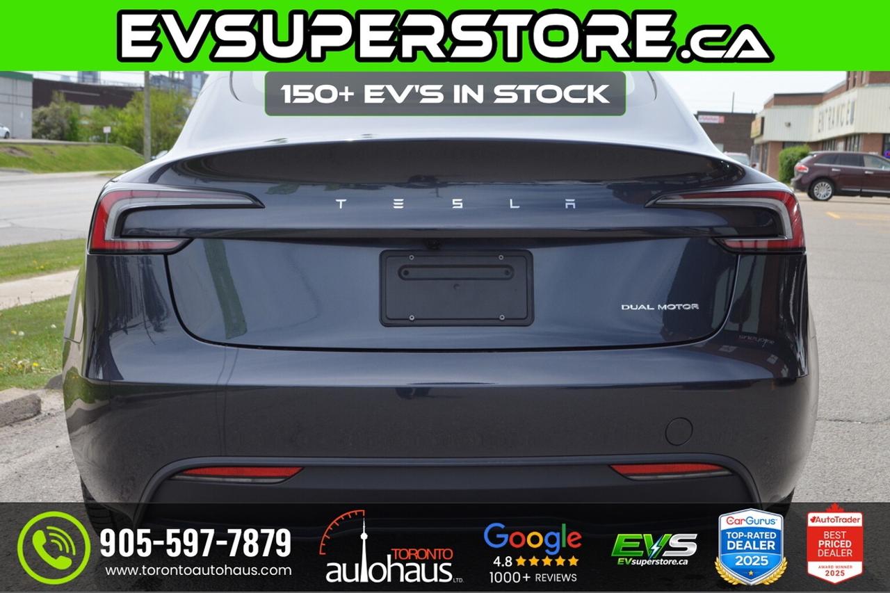 2025 Tesla Model 3 LR AWD 150+ EV's at EVSUPERSTORE.ca Photo