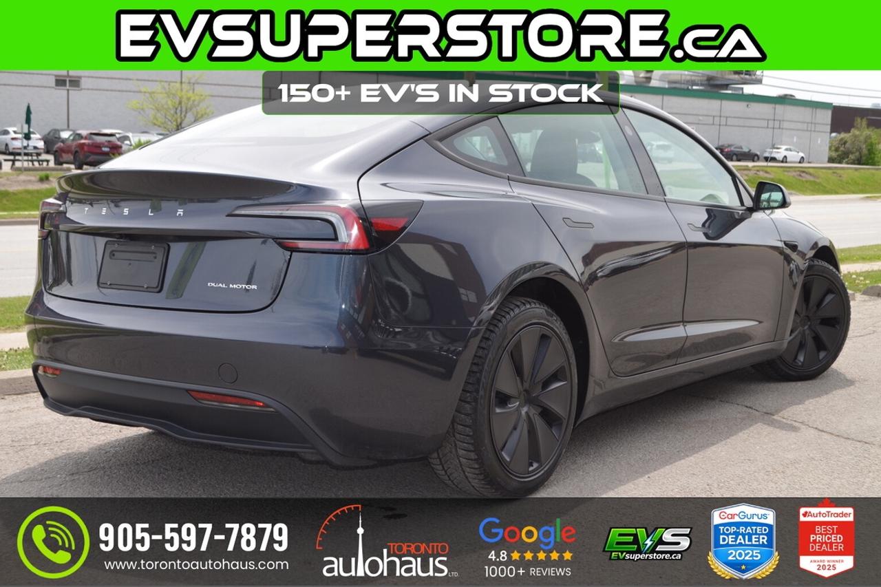 2025 Tesla Model 3 LR AWD 150+ EV's at EVSUPERSTORE.ca Photo