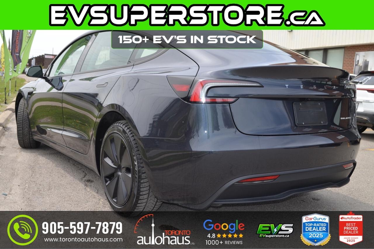 2025 Tesla Model 3 LR AWD 150+ EV's at EVSUPERSTORE.ca Photo