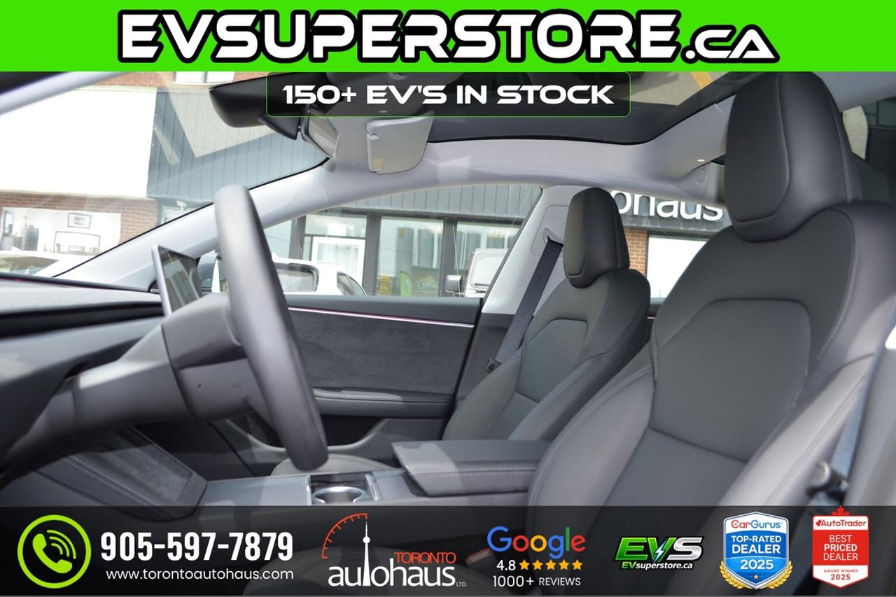 2025 Tesla Model 3 LR AWD 150+ EV's at EVSUPERSTORE.ca Photo