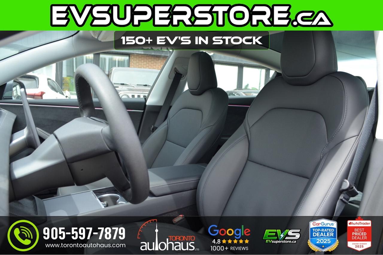 2025 Tesla Model 3 LR AWD 150+ EV's at EVSUPERSTORE.ca Photo