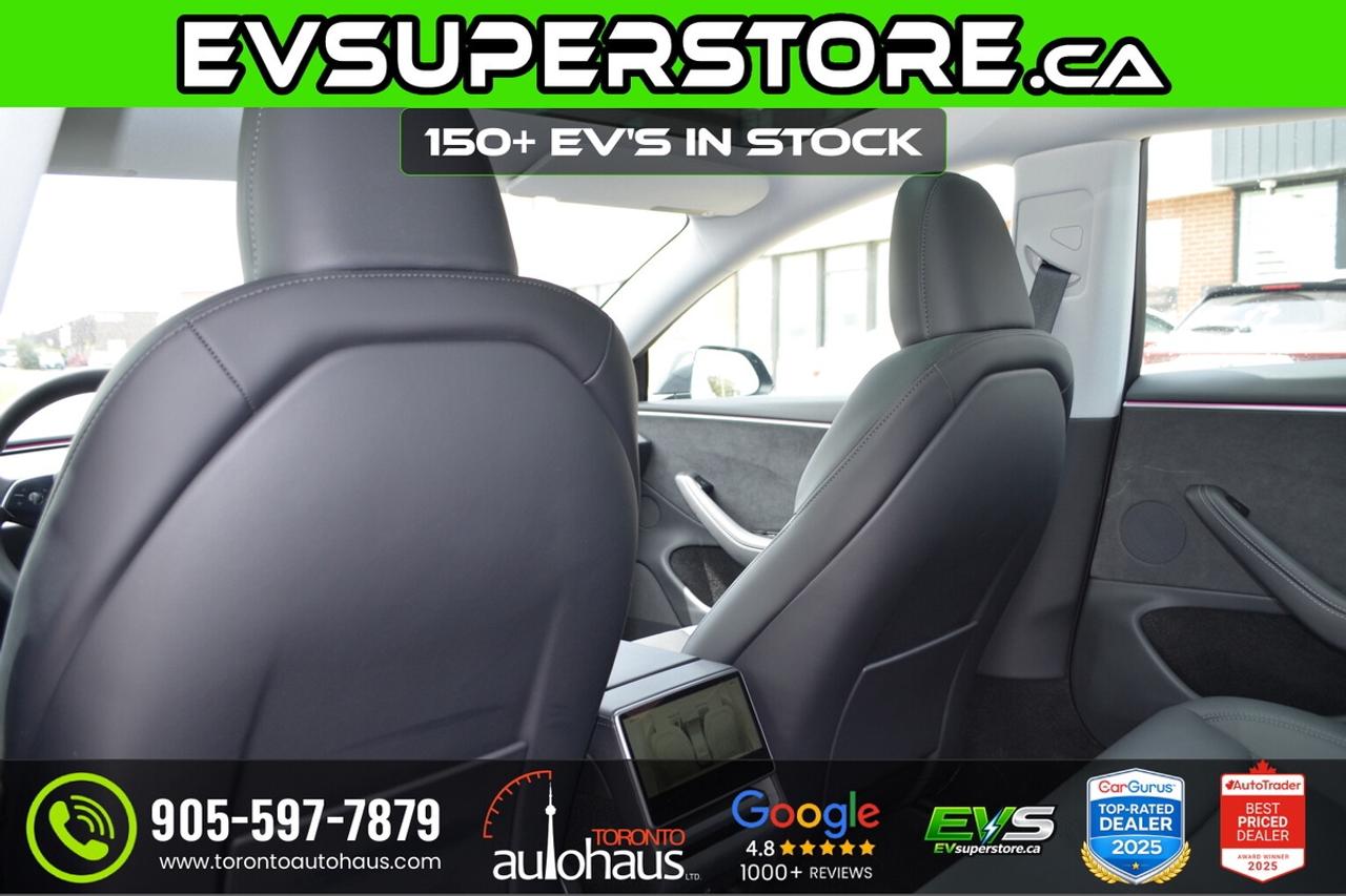 2025 Tesla Model 3 LR AWD 150+ EV's at EVSUPERSTORE.ca Photo