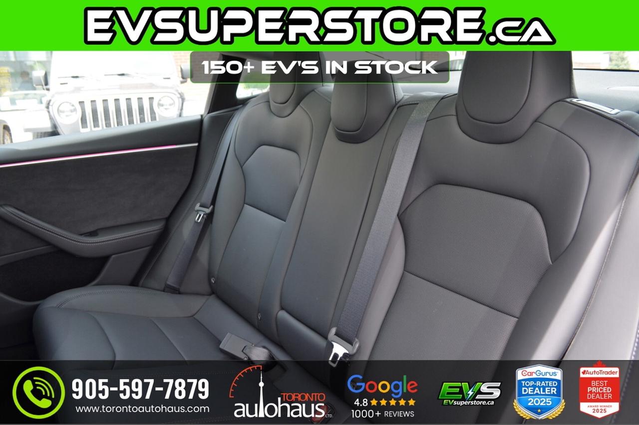 2025 Tesla Model 3 LR AWD 150+ EV's at EVSUPERSTORE.ca Photo