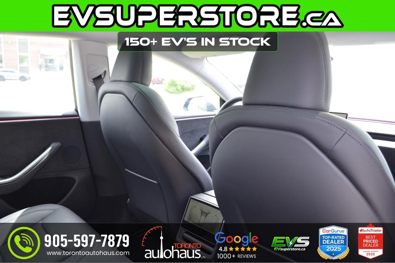 2025 Tesla Model 3 LR AWD 150+ EV's at EVSUPERSTORE.ca Photo