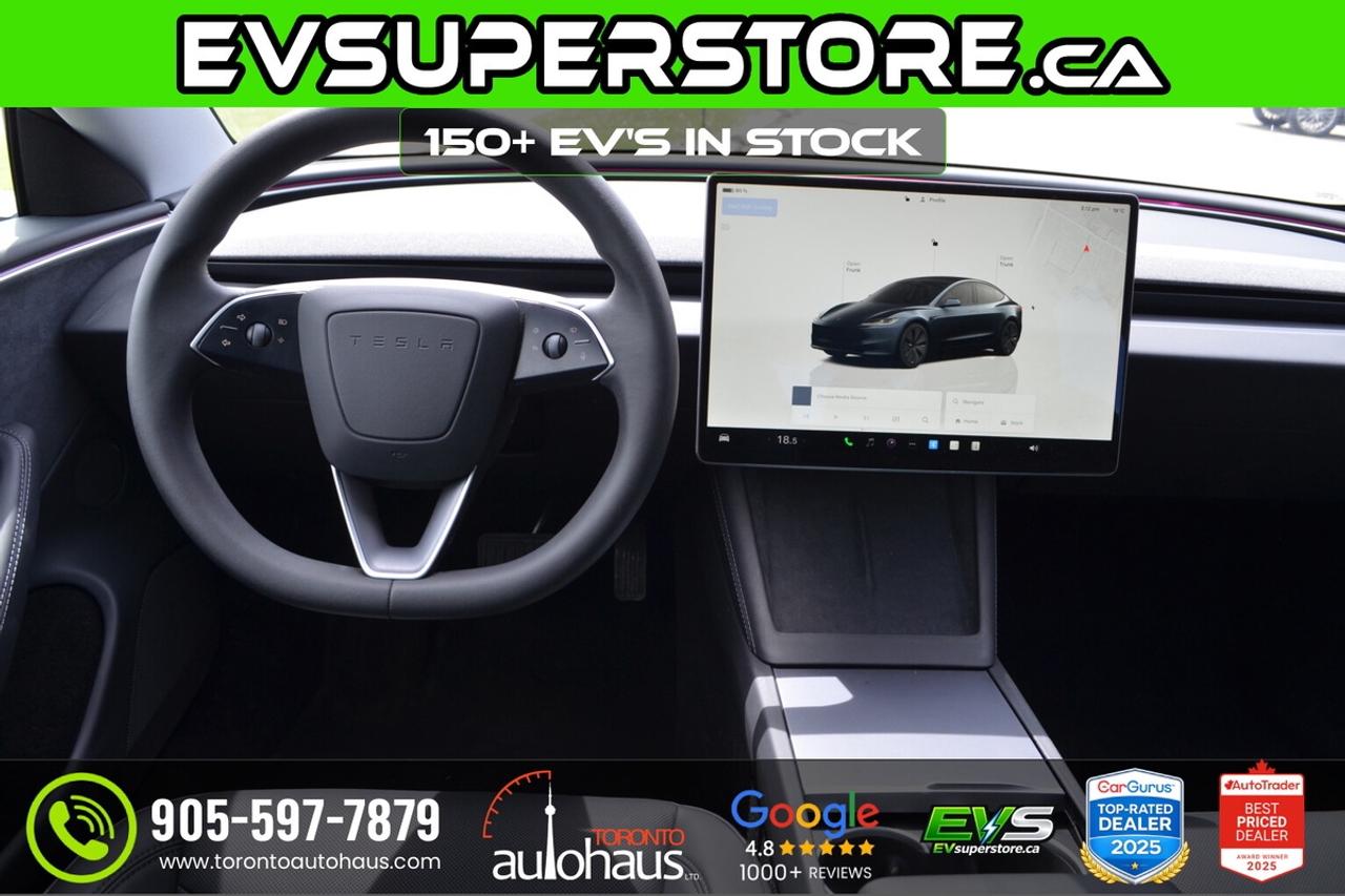 2025 Tesla Model 3 LR AWD 150+ EV's at EVSUPERSTORE.ca Photo
