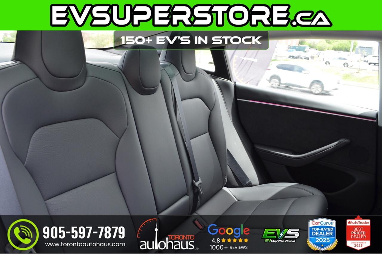 2025 Tesla Model 3 LR AWD 150+ EV's at EVSUPERSTORE.ca Photo