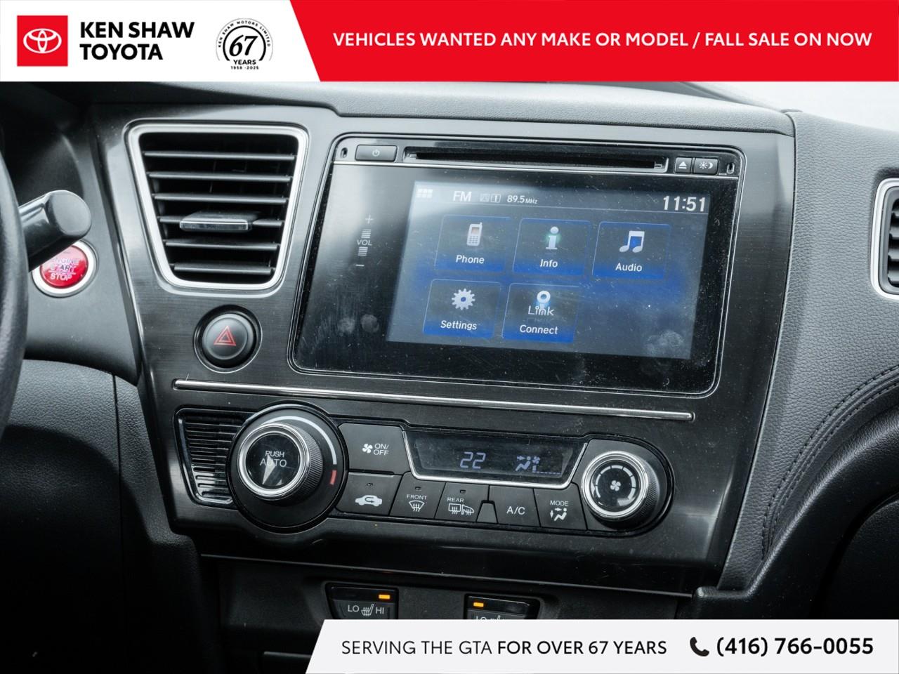 2015 Honda Civic EX (CVT) 2dr Coupe Photo