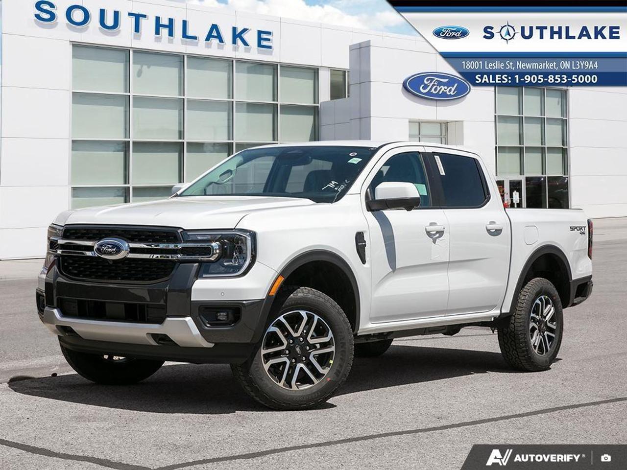 <p>Experience the capability and style of the 2026 Ford Ranger LARIAT 4WD SuperCrew 5' Box in a stunning Oxford White finish. Rugged meets refinement with its 4x4 drivetrain and electronic 10-speed automatic transmission, ensuring you handle any terrain with ease and confidence. Designed to impress, this truck takes adventure to the next level.</p> <p>The Ford Ranger's exterior is enhanced by practical features like the integrated box side step and a Class IV trailer hitch receiver, thanks to the Trailer Tow Package, providing convenience and functionality for all your hauling needs. Step inside to discover the luxurious Ebony ActiveX trimmed front heated bucket seats, with a 10-way power adjustable driver seat and 8-way power adjustable passenger seat, both featuring power lumbar support to deliver ultimate comfort during every drive.</p> <p>Technologically advanced, this Ranger is equipped with smart features including a navigation system, Bluetooth connectivity, satellite radio, and a Wi-Fi hotspot. The adaptable drive modes range from normal to ECO, sport, tow/haul, and slippery, fitting any driving scenario. For safety aficionados, key highlights include adaptive cruise control, lane assist, a comprehensive parking sensor system, and a backup camera, all aimed at providing peace of mind with every mile.</p> <p>Perfect for adventurous families or professionals seeking a versatile vehicle equipped to handle daily demands and weekend escapes alike, the 2026 Ford Ranger LARIAT is ready to be your reliable companion. Visit our dealership to experience this outstanding truck in person and talk with our experts to get you behind the wheel.</p>