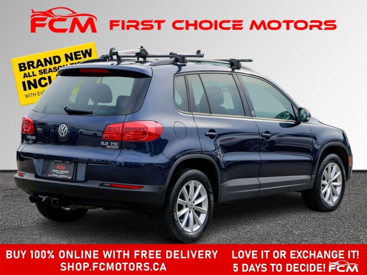 2017 Volkswagen Tiguan WOLFSBURG ~AUTOMATIC, FULLY CERTIFIED WITH WARRANT Photo