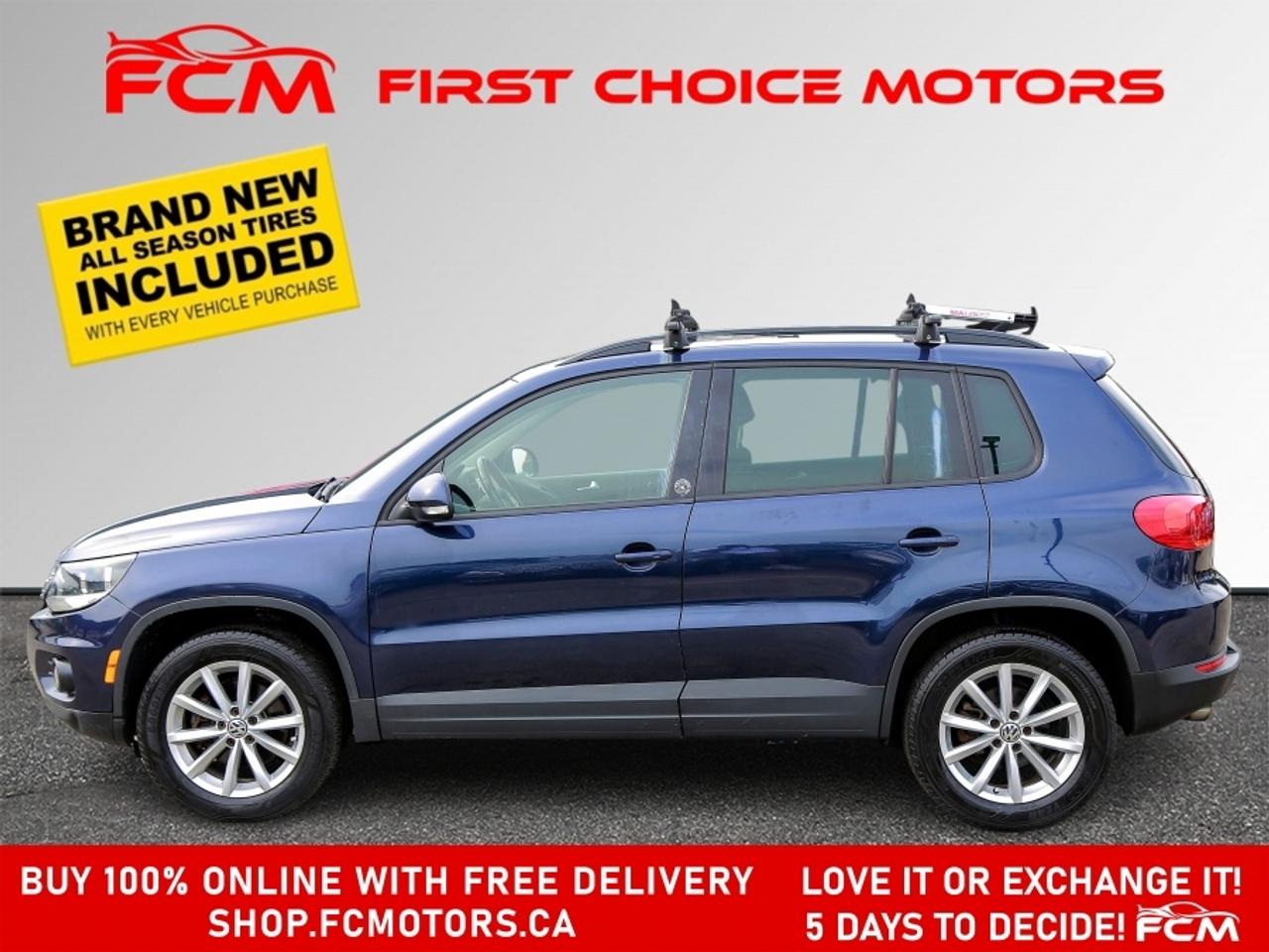 2017 Volkswagen Tiguan WOLFSBURG ~AUTOMATIC, FULLY CERTIFIED WITH WARRANT Photo
