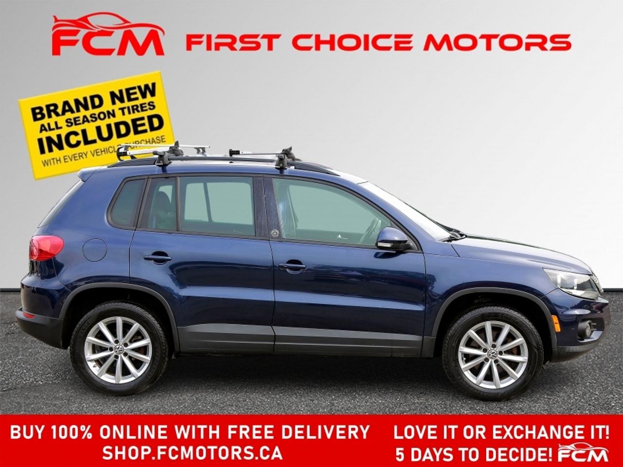 2017 Volkswagen Tiguan WOLFSBURG ~AUTOMATIC, FULLY CERTIFIED WITH WARRANT Photo