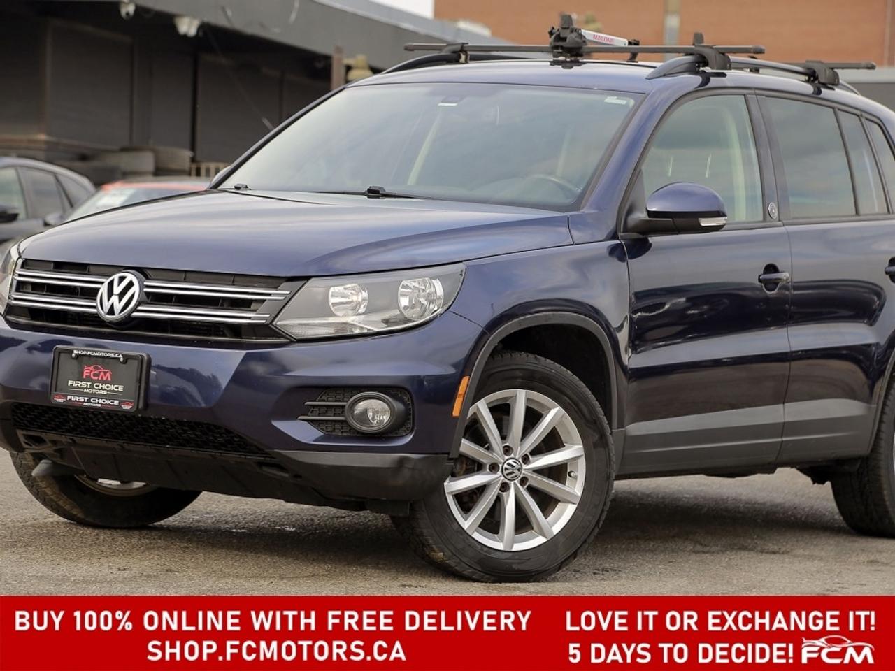 2017 Volkswagen Tiguan WOLFSBURG ~AUTOMATIC, FULLY CERTIFIED WITH WARRANT Photo