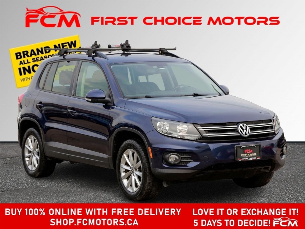 2017 Volkswagen Tiguan WOLFSBURG ~AUTOMATIC, FULLY CERTIFIED WITH WARRANT Photo